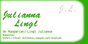 julianna lingl business card